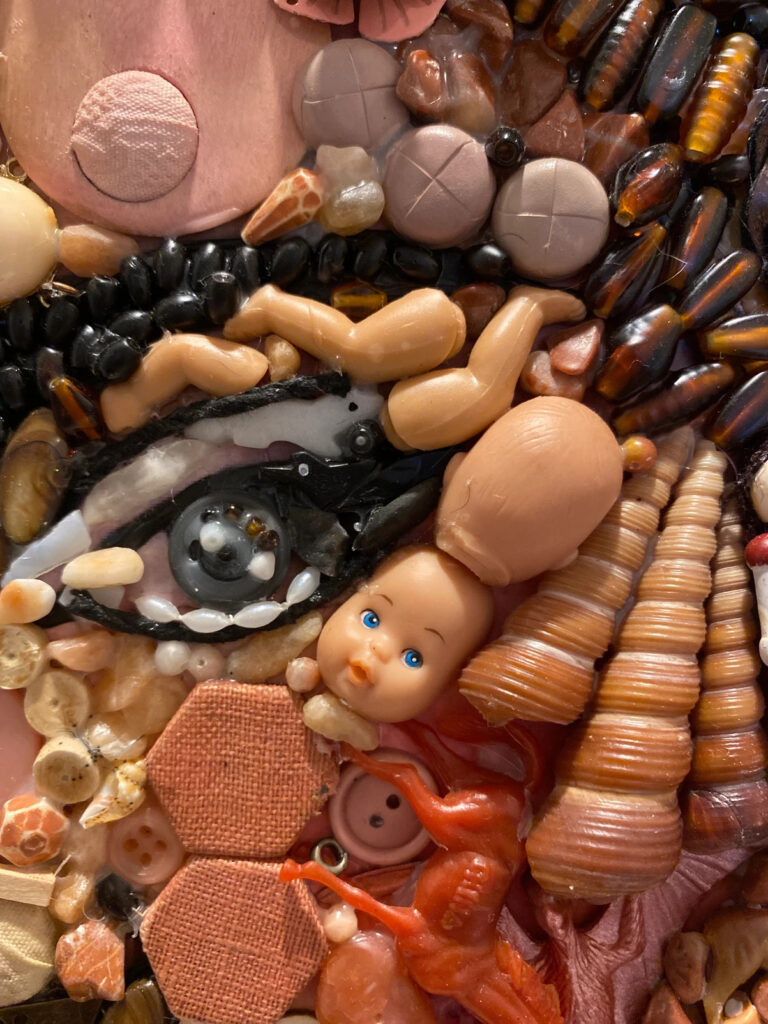 Artist: Heidi Calega, materials closeup